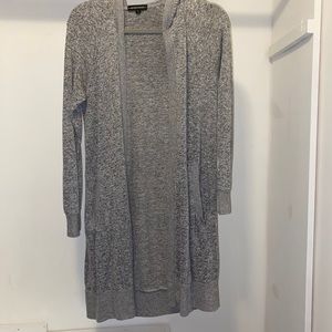 Gray cardigan